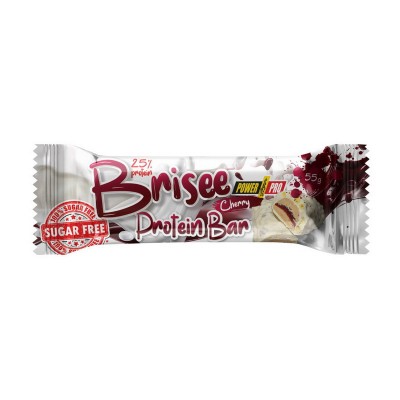 Power Pro Brisee Protein Bar 25% sugar free (55 g, cherry)