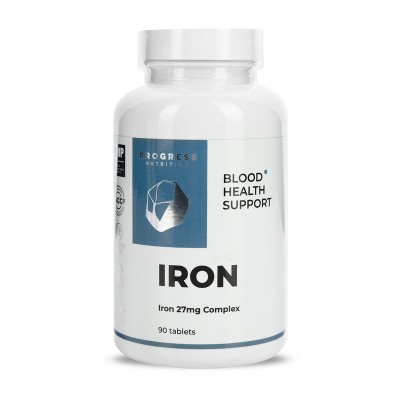 Progress Nutrition Iron 27 mg (90 tab) Progress Nutrition Iron 27 mg (90 tab)