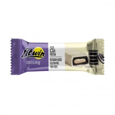 Fitwin Bar No Sugar Added (60 g, cookies & cream)