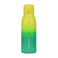 UZSPACE Uzspace Iron Gradient Waterboottle 4203 (600 ml, yellow/green)