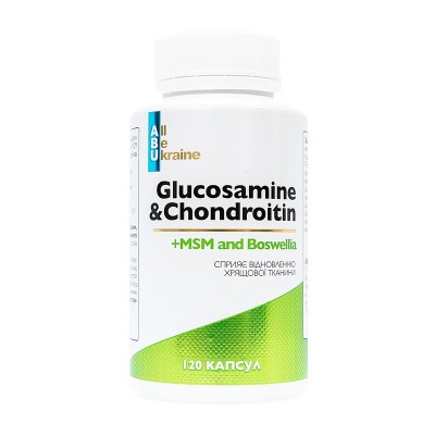 ABU Glucosamine & Chondroitin + MSM and Boswellia (120 caps) ABU Glucosamine & Chondroitin + MSM and Boswellia (120 caps)