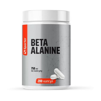 Sporter Beta Alanine 750 mg (200 caps)