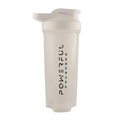 Powerful Progress Shaker With Metall Ball (750 ml, white)
