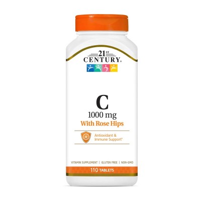 21st Century Vitamin C 1000 mg with rose hips (110 tab)