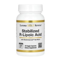 California Gold Nutrition Stabilized R-Lipoic Acid (30 veg caps) California Gold Nutrition Stabilized R-Lipoic Acid (30 veg caps)