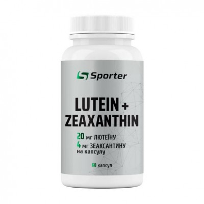 Sporter Lutein + Zeaxanthin (60 caps)