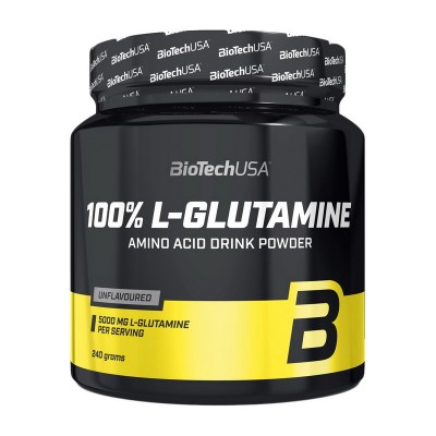 BioTech 100% L-Glutamine (240 g, unflavored)
