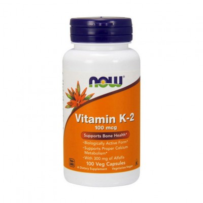 NOW Vitamin K-2 100 mcg (100 veg caps)