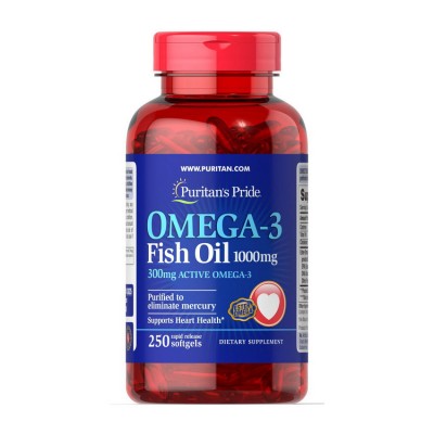 Puritan's Pride Omega-3 Fish Oil 1000 mg (250 softgels) Puritan's Pride Omega-3 Fish Oil 1000 mg (250 softgels)