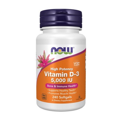 Vitamin D-3 5000 IU (240 softgels)