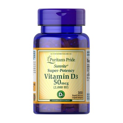 Vitamin D3 50 mcg (2000 IU) (100 softgels) Vitamin D3 50 mcg (2000 IU) (100 softgels)