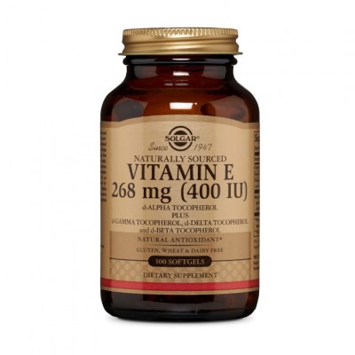 Solgar Vitamin E 268 mg natural (400 IU) (100 softgels) Solgar Vitamin E 268 mg natural (400 IU) (100 softgels)
