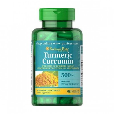 Puritan's Pride Turmeric Curcumin 500 mg (90 caps) Puritan's Pride Turmeric Curcumin 500 mg (90 caps)