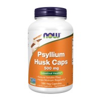 NOW Psyllium Husk Caps 500 mg (500 veg caps)