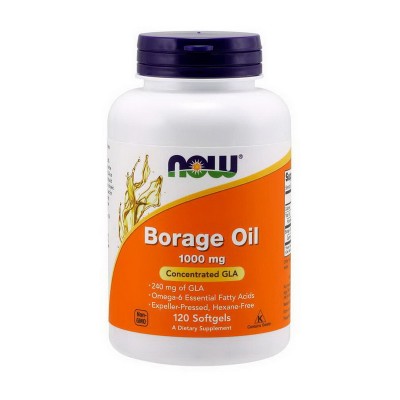 NOW Borage Oil 1000 mg (120 softgels)
