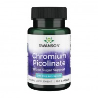 Swanson Chromium Picolinate 200 mcg (100 caps)