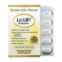 California Gold Nutrition LactoBif Probiotics 30 Billion (60 veg caps)