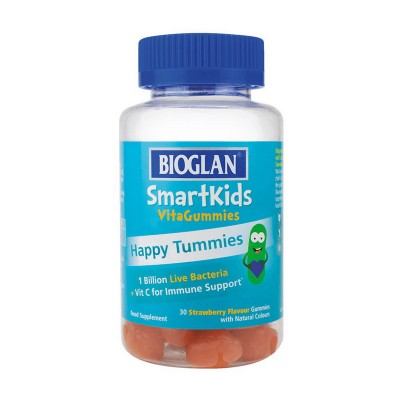 Bioglan Smartkids Happy Tummies (30 gummies, strawberry) Bioglan Smartkids Happy Tummies (30 gummies, strawberry)