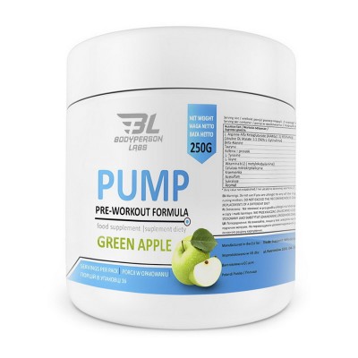 Pump Pre-Workout Formula (250 g, orange)