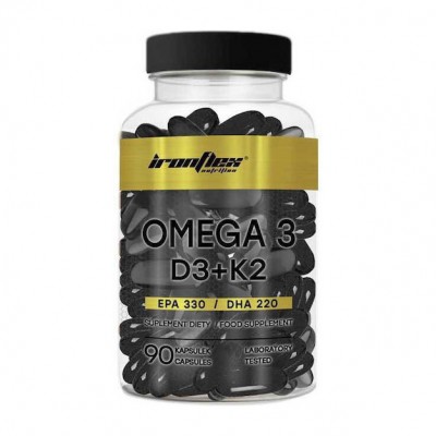 IronFlex Omega-3 D3+K2 (90 caps)