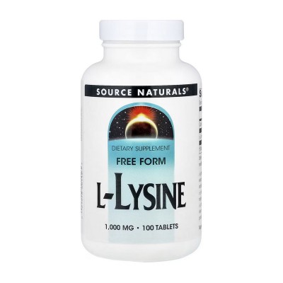 Source Naturals L-Lysine 1000 mg (100 tabs)