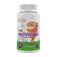 My Nutri Week Kids Multivitamins (60 jelly lozenges, peach)