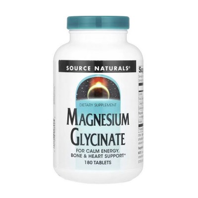 Source Naturals Magnesium Glycinate (180 tab)