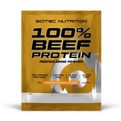 Scitec Nutrition 100% Beef Protein (30 g, cinnamon roll)