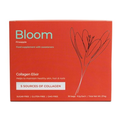 Progress Nutrition Bloom Collagen Elixir (30*9,1 g bags, orange-lime)