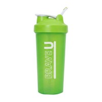 Brave U Shaker With Metal Ball (600 ml, green)