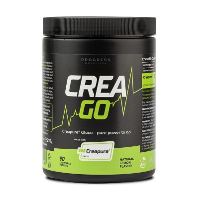 Progress Nutrition CreaGo Creapure (90 chew tabs, lemon)