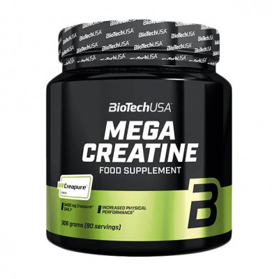 BioTech Mega Creatine Creapure (306 g, unflavored)