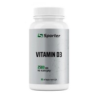 Sporter Vitamin D3 2500 IU (60 sgels)