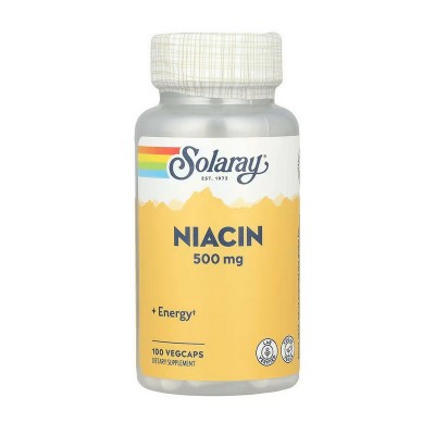 Solaray Niacin 500 mg (100 veg caps)