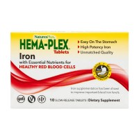 Natures Plus Hema-Plex Iron Tablets (10 tab)