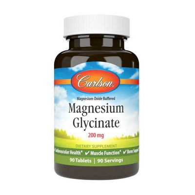 Carlson Labs Magnesium Glycinate 200 mg (90 tab) Carlson Labs Magnesium Glycinate 200 mg (90 tab)