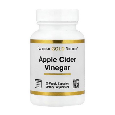 California Gold Nutrition Apple Cider Vinegar (60 veg caps)