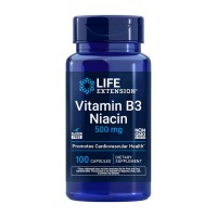 Life Extension Vitamin B3 Niacin 500 mg (100 caps)