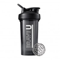 Brave U Shaker With Metal Ball (600 ml, black) Brave U Shaker With Metal Ball (600 ml, black)