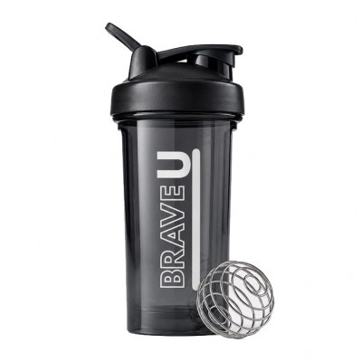 Brave U Shaker With Metal Ball (600 ml, black) Brave U Shaker With Metal Ball (600 ml, black)