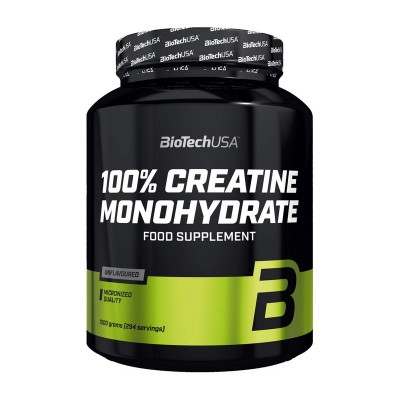 BioTech 100% Creatine Monohydrate (1 kg, unflavored)