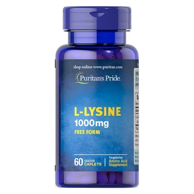 Puritan's Pride L-Lysine 1000 mg (60 caplets)