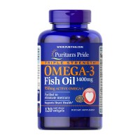 Puritan's Pride Triple Strength Omega-3 Fish Oil 1400 mg (950 mg active) (120 softgels)