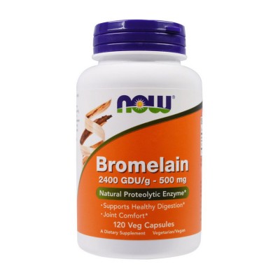 NOW Bromelain 500 mg (120 veg caps)