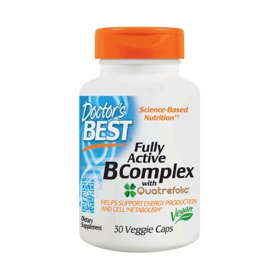 Doctor's BEST Fully Active B Complex (30 veg caps) Doctor's BEST Fully Active B Complex (30 veg caps)
