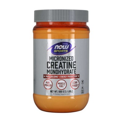 NOW Micronized Creatine Monohydrate (500 g, unflavored) NOW Micronized Creatine Monohydrate (500 g, unflavored)
