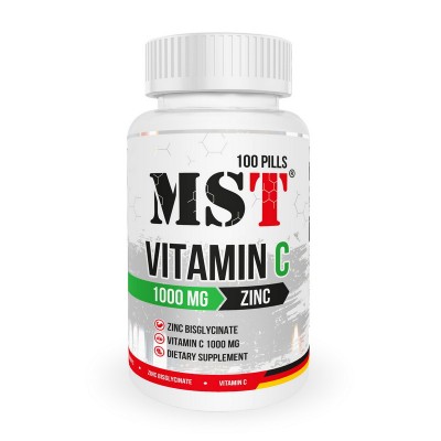 MST Vitamin C 1000 mg + Zinc (100 pills)