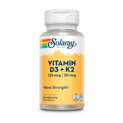 Vitamin D3+K2 (soy free) (120 veg caps)