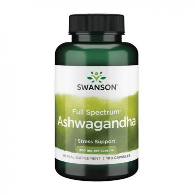Swanson Ashwagandha 450 mg full spectrum (100 caps) Swanson Ashwagandha 450 mg full spectrum (100 caps)