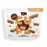 TOM peanut butter Цукерки з арахісовою пастою чорний шоколад - Family Pack (225 g)